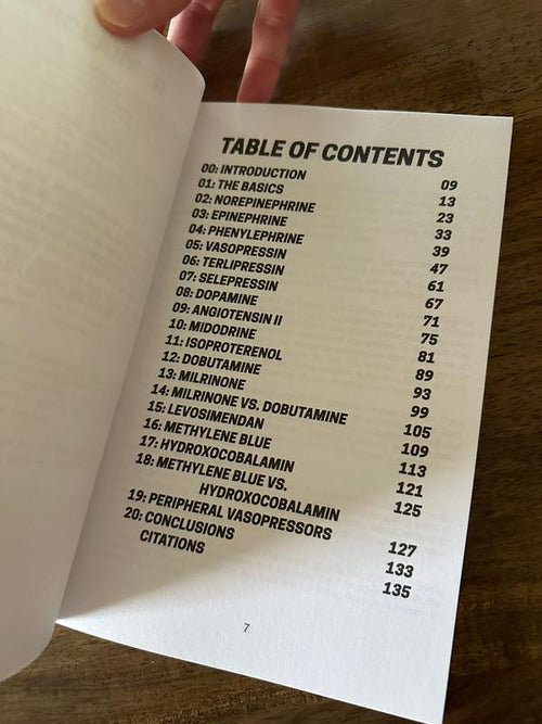The Vasopressor & Inotrope Handbook